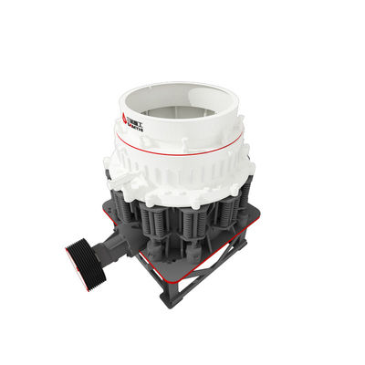 Crusher cono a cono idraulico a molla in cemento da 150 tph