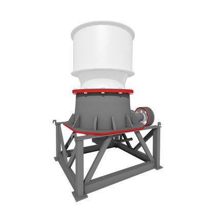 Macchina di triturazione a cono a cilindro singolo con cuscinetto scorrevole per la triturazione del minerale