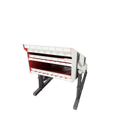 Schermo circolare vibrante con eccitazione eccentrica di blocco esterno