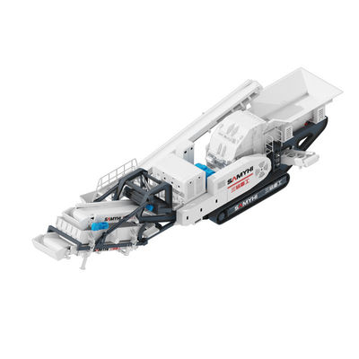 Crasatore mobile mobile da 100-200 t/h per l'industria mineraria