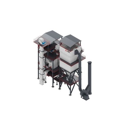 Attrezzature di lavorazione della sabbia di tipo torre 450KW per la produzione di sabbia